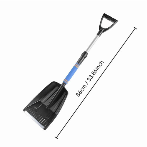 Telescoping Snow Shovel ABS Aluminum 33.86 Inch 2