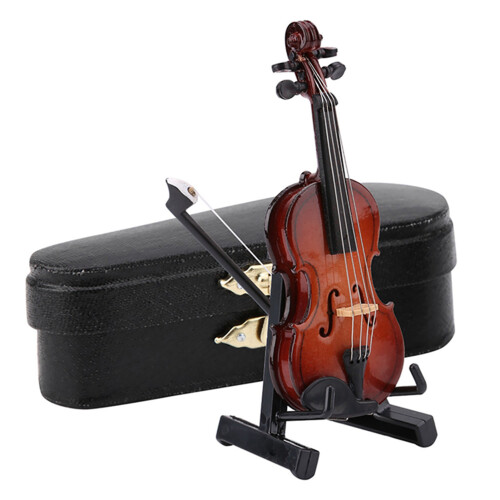 Miniature Musical Instrument Display Violin