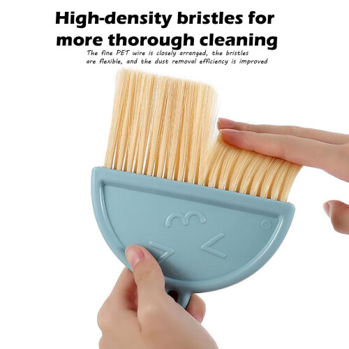 Mini Broom and Dustpan Set Compact Portable 1 Set 2