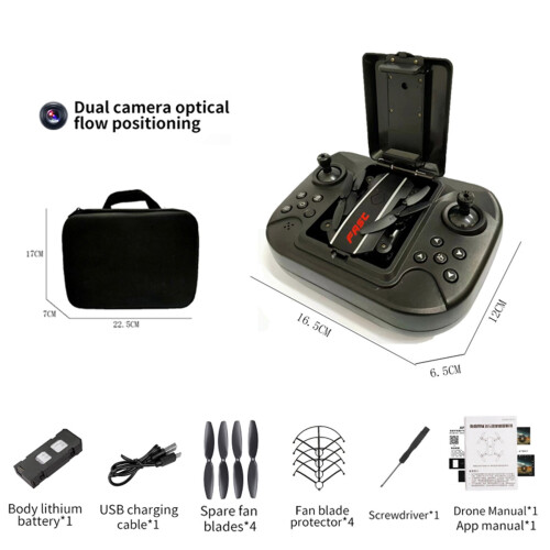 Drone-lahja Dual-Lens Folding Quadcopter1Unit 2