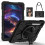 Capa preta resistente a impactos para Samsung Galaxy Tab S10FE S9FE S9 2