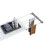 Adjustable Width Dog Gate Indoor Staircase Use Step Over Pet Gate Pressure Mount System Carbon Steel And Plastic Durable Build Stackable Functionality 6