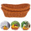 2 Brotkorb-Set, Kunststoff, hellbraun, Dekoration, für den Heimgebrauch 6