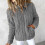 Γυναικείο τζάκετ με επένδυση Sherpa Fleece και κουκούλα – Ζεστό, oversized, με τσέπες, 5