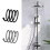 HONCLL 7FT Shower Hoses Flexible Nylon Attachment Handheld Shower Head Hoses Replacement 2