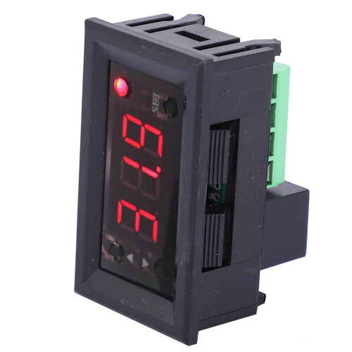 Thermostat programmable pour armoire électrique (chauffage/refroidissement), protection contre l'inversion de polarité et régulateur de 2