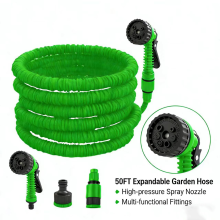 Heavy-duty 50FT Green Expandable Hose, Long lasting, 0.4Mpa Pressure