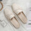 Γυναικεία φλατ παπούτσια Willtoo Pearl Decor, άνετα σανδάλια με στρογγυλή μύτη και χωρίς 3
