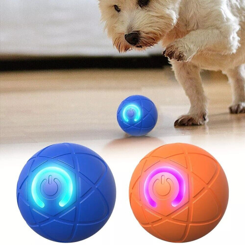Ny bidresistent drillebold til hunde Smart automatisk rullende boldlegetøj 1