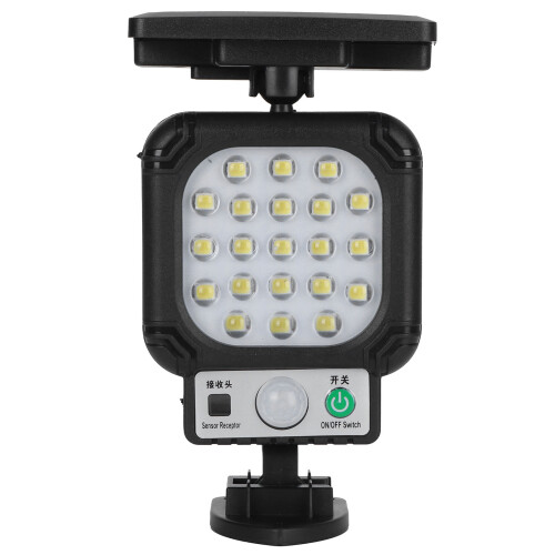 High-Efficiency Solar Panels for Solar Motion Sensor Lights, Detachable Solar Panel Design with Rainproof Feature, Remote Control Adjustable Settings 1