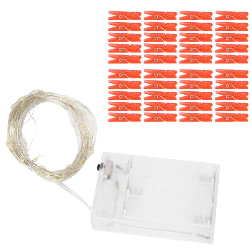Timer Function String Lights, Battery Operated Fairy Lights, Waterproof LED String Lights with40Warm White Micro LEDs for Corridors 2