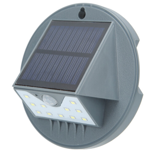 Waterproof Wall Light, Outdoor Solar Lights With Garden Light Features, Energy Saving Solid Hard Plastic Motion Sensor Sconce For Advanced 1