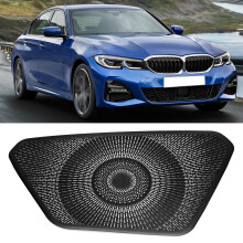 Aluminum Alloy Black Dashboard Speaker Cover Fit for 3 Series G20 G28 2020