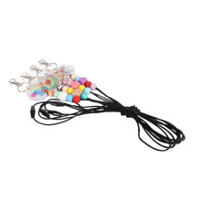 4pcs Beaded Teacher Lanyard with Breakaway Clasp for School & Graduation