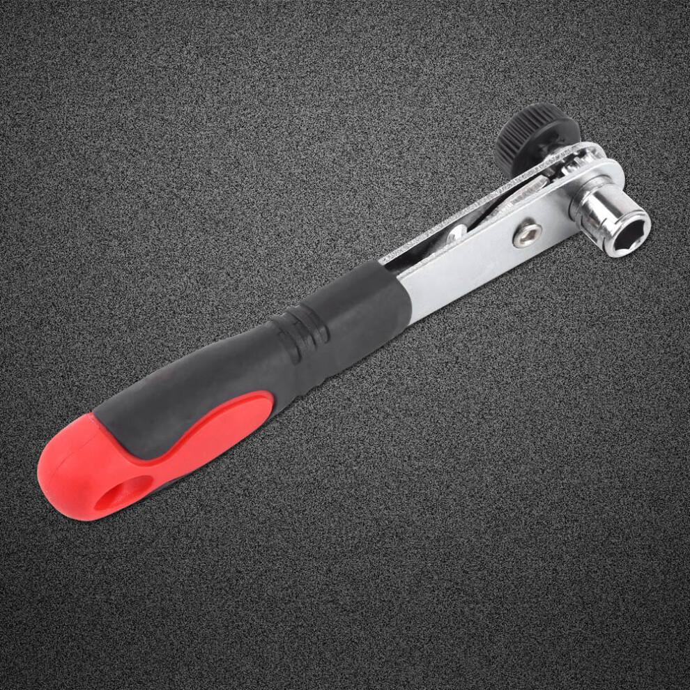 Compact 1/4" Ratchet Wrench for Bits and Sockets