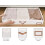 Space Saving Under Bed Storage Unit for Home Organization Comforter Holder with Clear Window and Handle 4