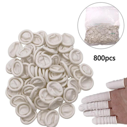 Μεγάλα Late Cots800Pcs Αντιστατικά Καουτσούκ Προστατευτικά Δακτύλων για Ηλεκτρονικές 2