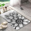 3D Flower75Αντιολισθητικό χαλί μπάνιου με αφρό μνήμης: Απορροφητικό, στεγνώνει 6