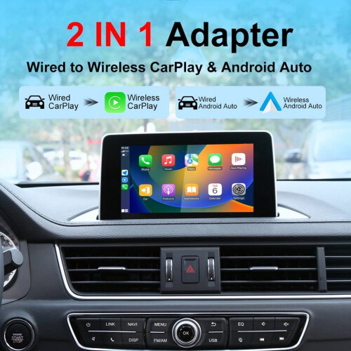 Wireless CarPlay Android Auto Adapter USB Dongle 2
