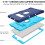 Capa resistente de 3 camadas com suporte: Compatível com iPad Air 3 (10,5", 2019) e iPad Pro 10,5" (2017) 2