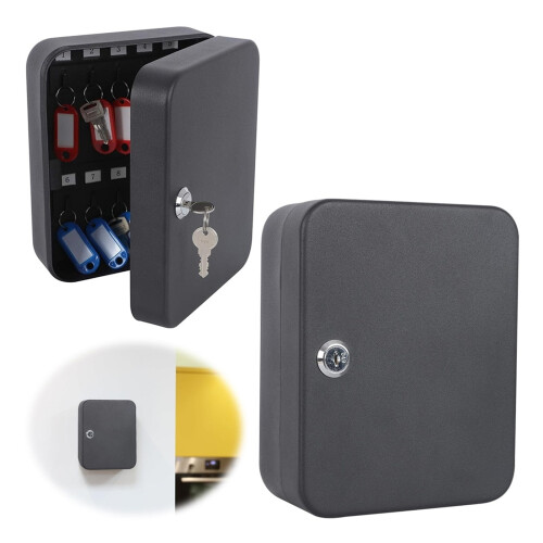 Key Storage Lock Box 20 Key Hooks Combination Key Cabinet Security Lock Box with Key Code,Multiple Options Available 1