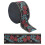 Κορδέλα ζακάρ vintage κεντημένη 7,7 γιάρδων, υφαντό με λουλούδια και κρόσσια – ταινία 7
