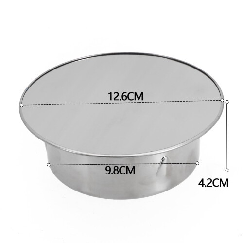 Κάλυμμα σωλήνα σόμπας για καμινάδες 120/150mm, σωλήνες εξαγωγής τροφοδοσίας, 1