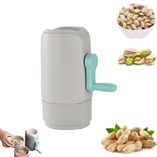 Pistachio Opener Tool, Automatic Sheller Nut Cracker - Easy Split Grey 1
