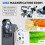 Microscope de poche HD à zoom 200x avec lumière LED, objectif pour smartphone (noir) 2