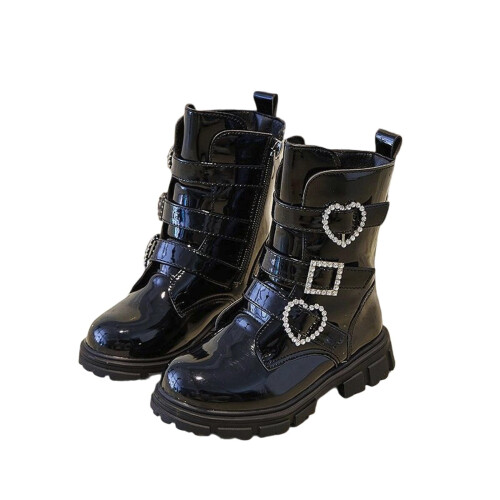 Children's Boots, Single Boots, British, Side Zipper Short Boots 1