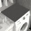 Premium Protective Rubber Washer Dryer Top Mat for Home Use in Solid Color 6