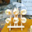 Clear Acrylic Donut Display Holder with 6 8 or 9 Pillars 4