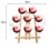 Clear Acrylic Donut Display Holder with 6 8 or 9 Pillars 5