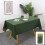 Nappe jetable en plastique – Vert foncé 137  183 cm 2