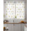 Christmas Snowflake Sheer Curtains Yellow White 2 Panels 2
