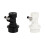 Conector de barril de acero inoxidable, 1/4" MFL, recto 2