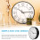 Unique Wall Clock Room Wall-mounted Clock Office 20x20x4cm Black 2