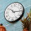 Unique Wall Clock Room Wall-mounted Clock Office 20x20x4cm Black 3