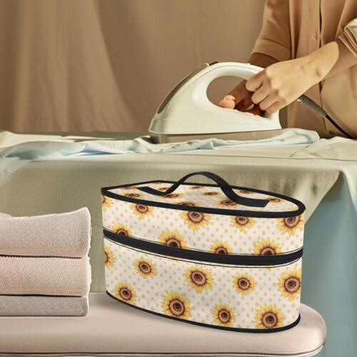 Sunflower Spotted Pattern Dustproof Iron Organizer Travel Iron Organizer, Bag Only 1