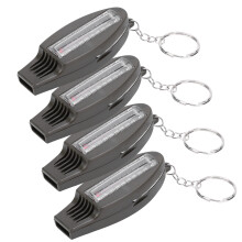 4-in-1 Multifunction Whistle with Compass, Thermometer, Magnifying Glass, Military Green