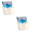 2Pièces Protège-Cahiers PVC Coloré Multi Pour École 6