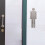 1Paire Indicateurs Toilette Adhésifs Acier Satiné 6