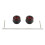 Front Axle Crash Protector Wheel Fork Slider, Directly Replace, Motorcycle Accessories, Easy to Install for 368D 368G 368E Red 3