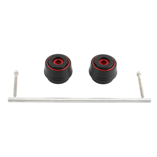 Front Axle Crash Protector Wheel Fork Slider, Directly Replace, Motorcycle Accessories, Easy to Install for 368D 368G 368E Red 2
