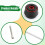 Front Axle Crash Protector Wheel Fork Slider, Directly Replace, Motorcycle Accessories, Easy to Install for 368D 368G 368E Red 6