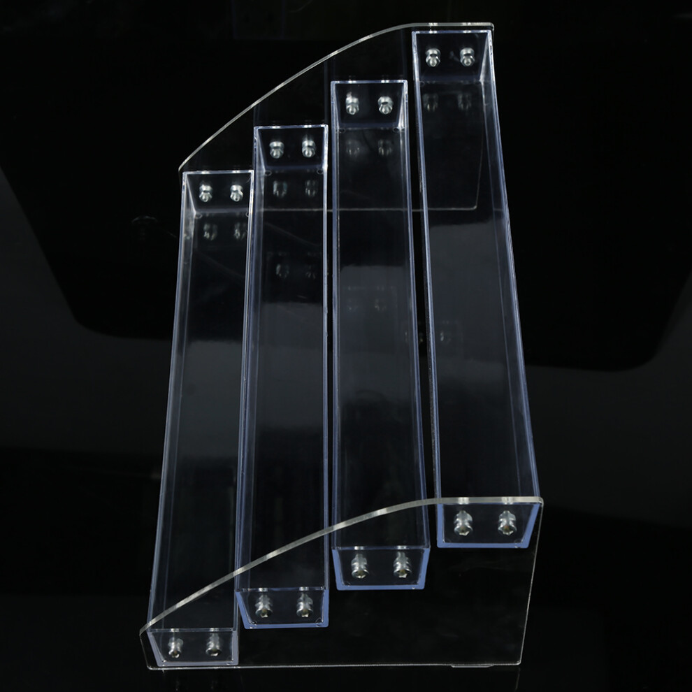 Clear Acrylic Nail Varnish Display 4 Shelf