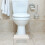 Bathroom Footstool Toilet Step Stool PP White Anti-slip 1Pack 4