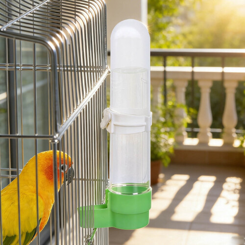 Automatic Parrot Water Dispenser Stainless Steel Spout 1
