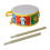 8 inch snare drum educational toy with drumsticks 4