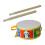 8 inch snare drum educational toy with drumsticks 5